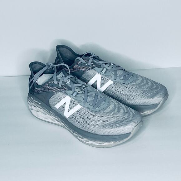 New Balance Gray Fresh Foam More V2 Running Shoe New 12 1/2 main image 4